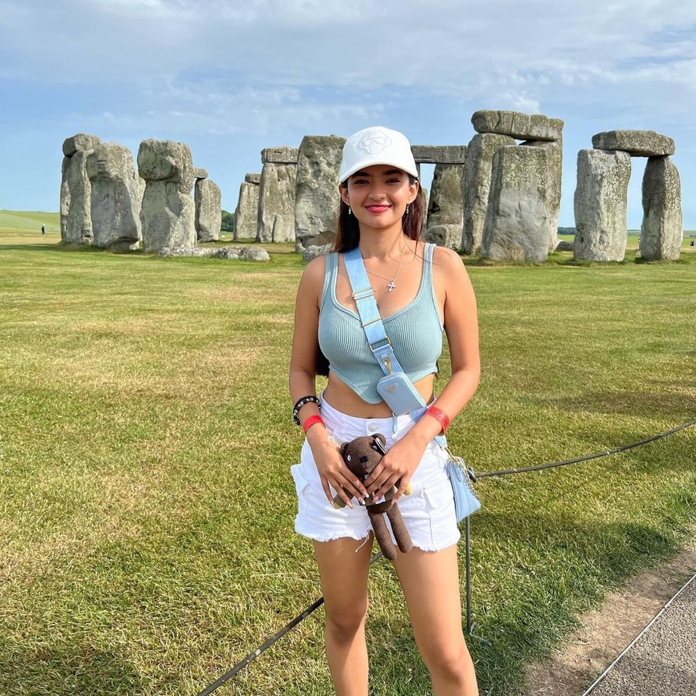 Zara Blue Gray Seamless Corset Top - Picture 4 of 16